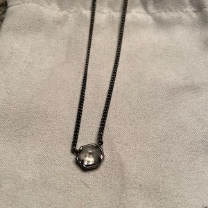 Kendra Scott Mabel Gunmetal Necklace